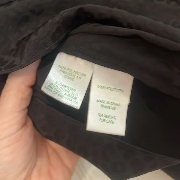 LILLY PULITZER Onyx Christie Bell Sleeve Top Sz. M - Picture 7 of 8